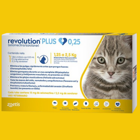 PIPETA REVOLUTION GATOS PLUS (entre 1.25kg a 10kg)